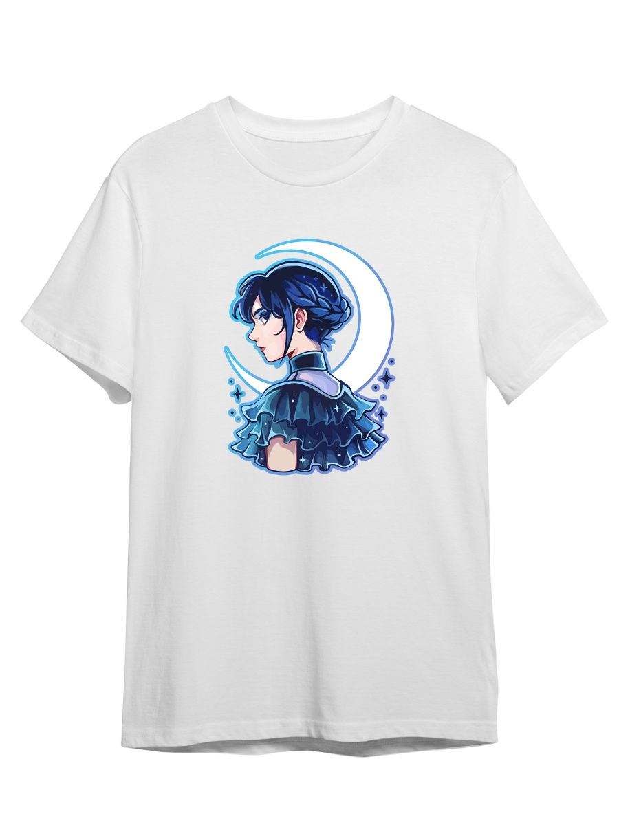 

Футболка унисекс СувенирShop Wednesday/Уэнсдэй/Венсдей 27 белая S, Белый, "Wednesday/Уэнсдэй/Венсдей" 27