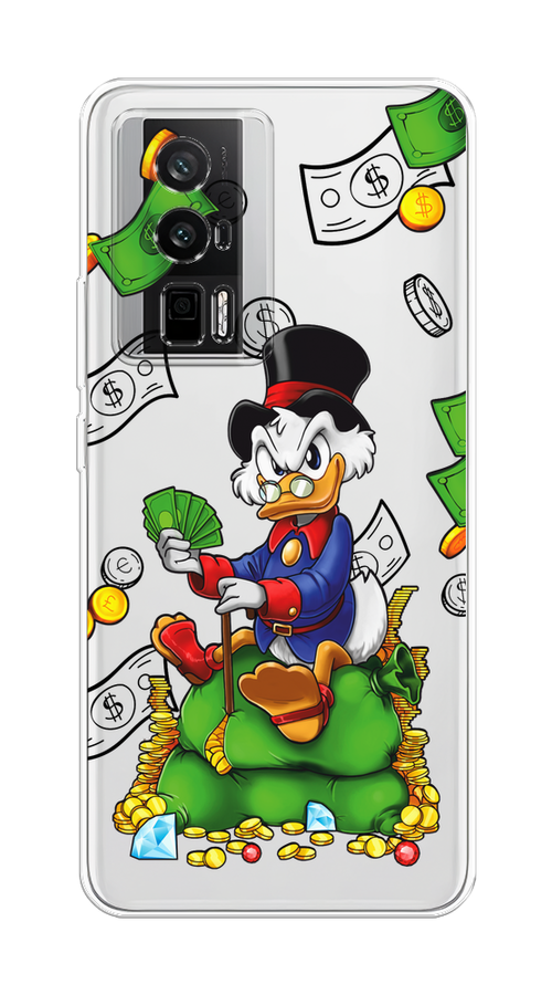 

Чехол на Xiaomi Redmi K60, Poco F5 Pro "Scrooge Richness", Черный;синий;зеленый, 318850-1