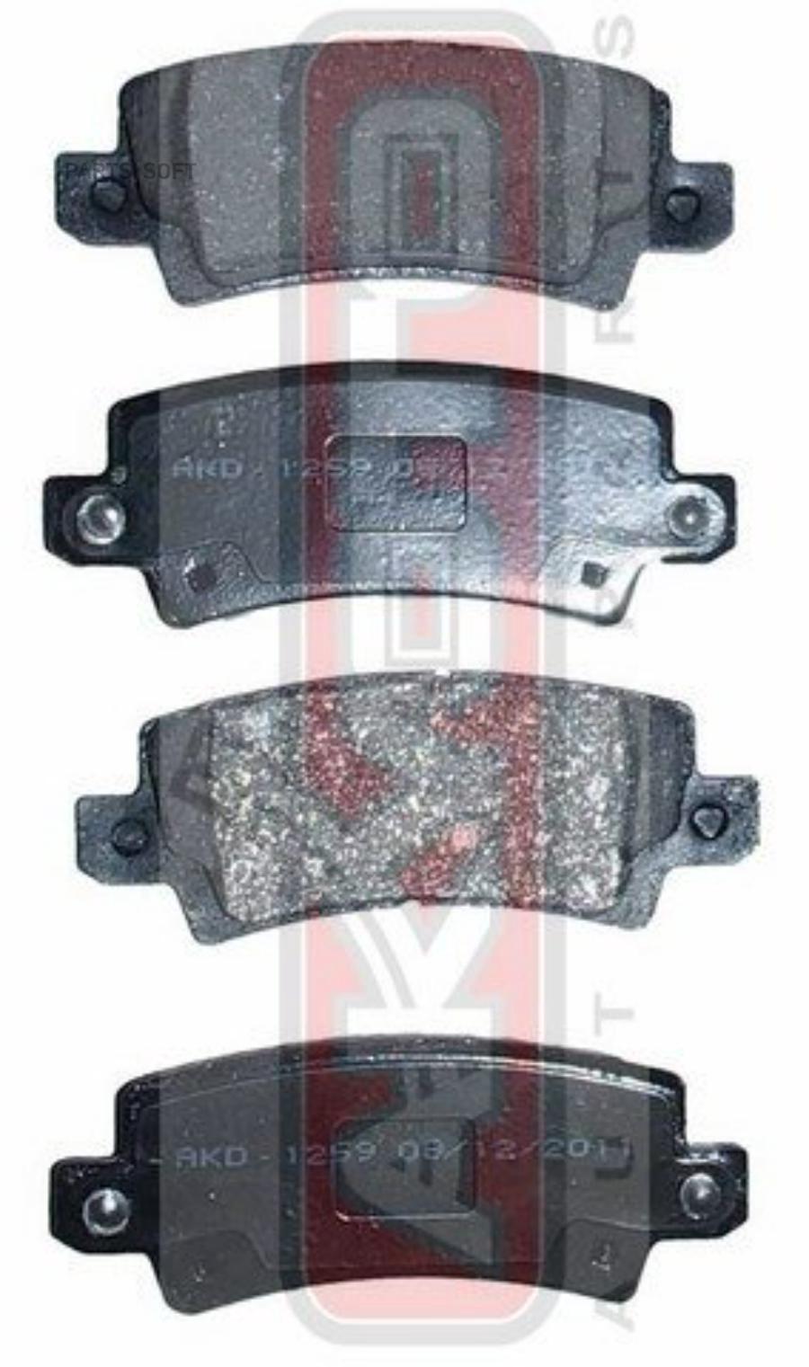 

Тормозные колодки Akyoto задние дисковые AKD1259