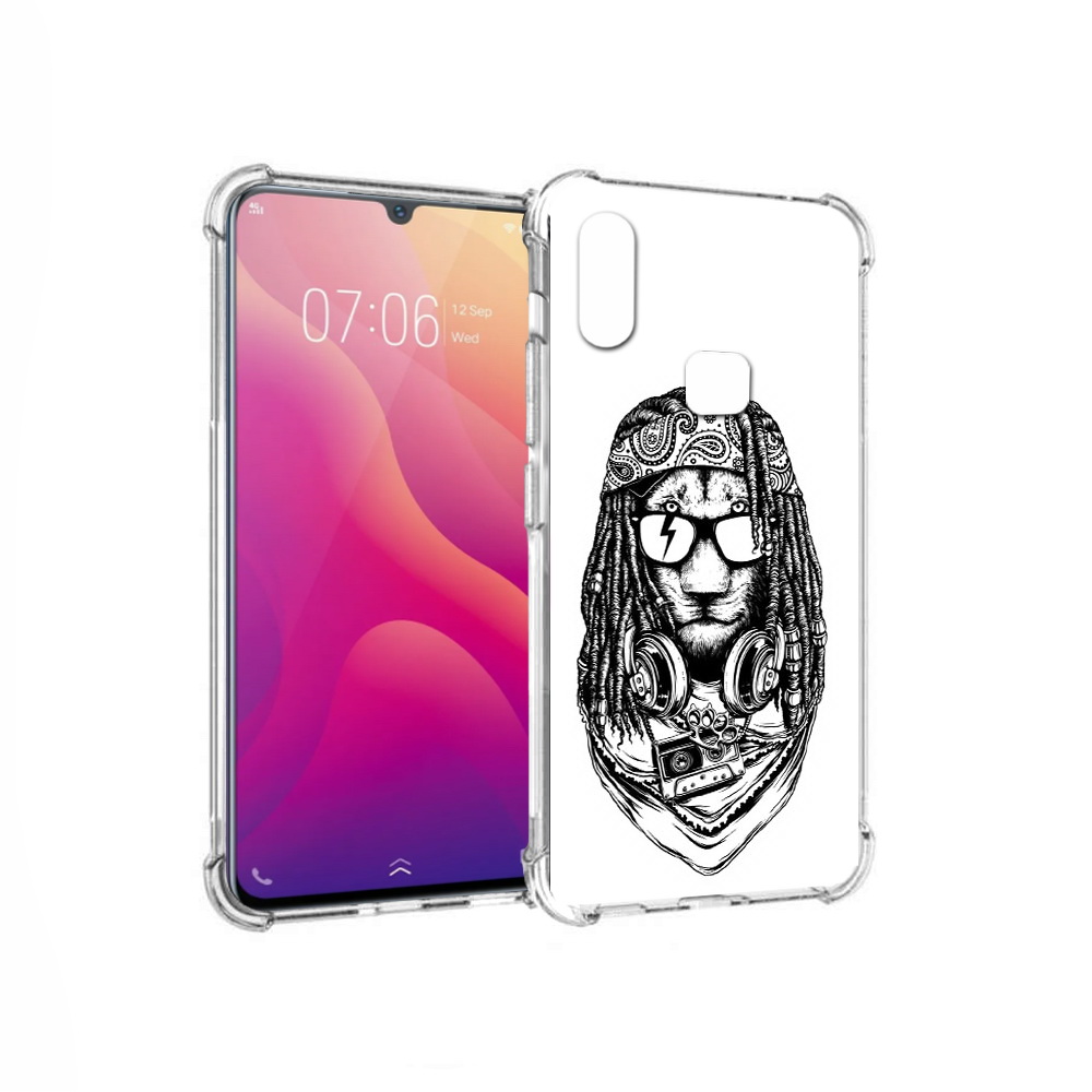 

Чехол MyPads Tocco для Vivo V11i дреды льва (PT119353.424.338), Прозрачный, Tocco