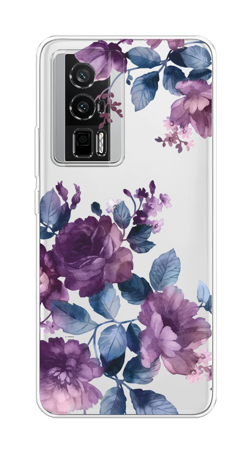 

Чехол на Xiaomi Redmi K60/Poco F5 Pro "Purple Blossoms", Синий;фиолетовый, 318850-1