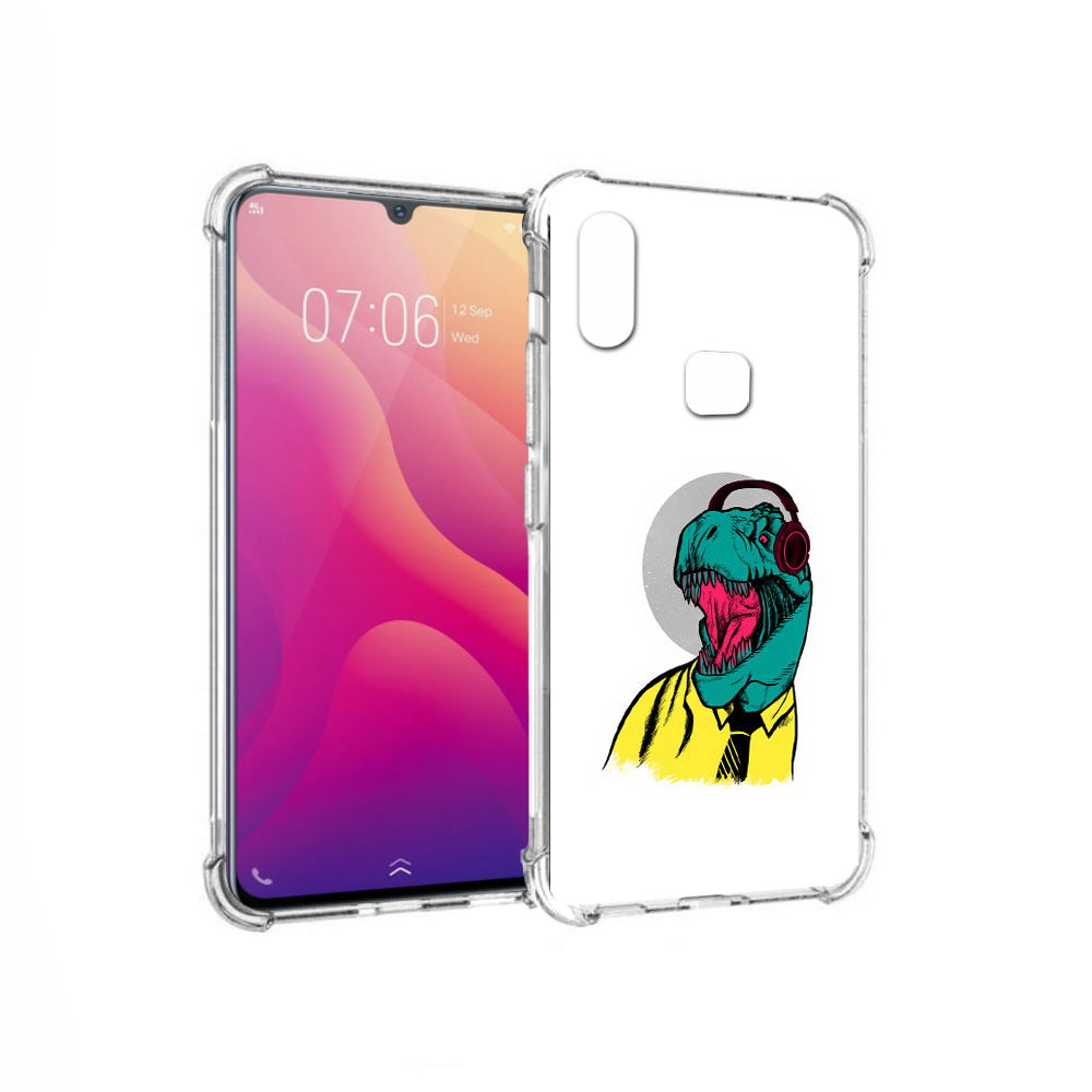 

Чехол MyPads Tocco для Vivo V11i дино (PT119353.424.326), Прозрачный, Tocco