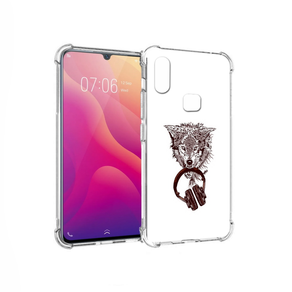 

Чехол MyPads Tocco для Vivo V11i дикий волк (PT119353.424.325), Прозрачный, Tocco