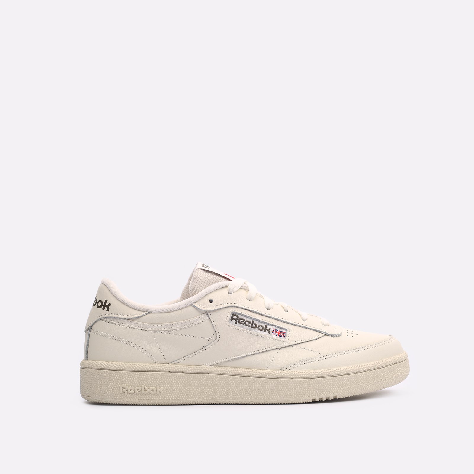 

Кеды мужские Reebok Club C 85 бежевые 11 US, Бежевый, Club C 85