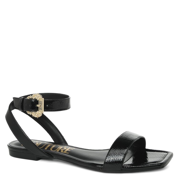 

Сандалии женские Versace Jeans Couture 74VA3S61 черные 40 EU, 74VA3S61