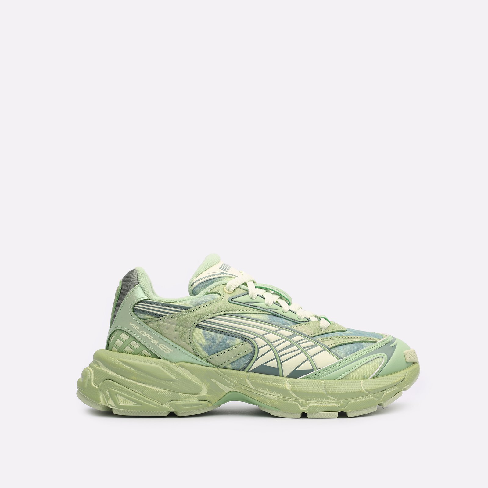 

Кроссовки женские PUMA Velophasis Retreat Yourself Wns зеленые 6.5 US, Зеленый, Velophasis Retreat Yourself Wns