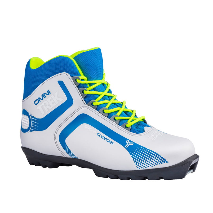 фото Ботинки лыжные sns trek omni5 белый/лого синий ru33 eu34 cm21