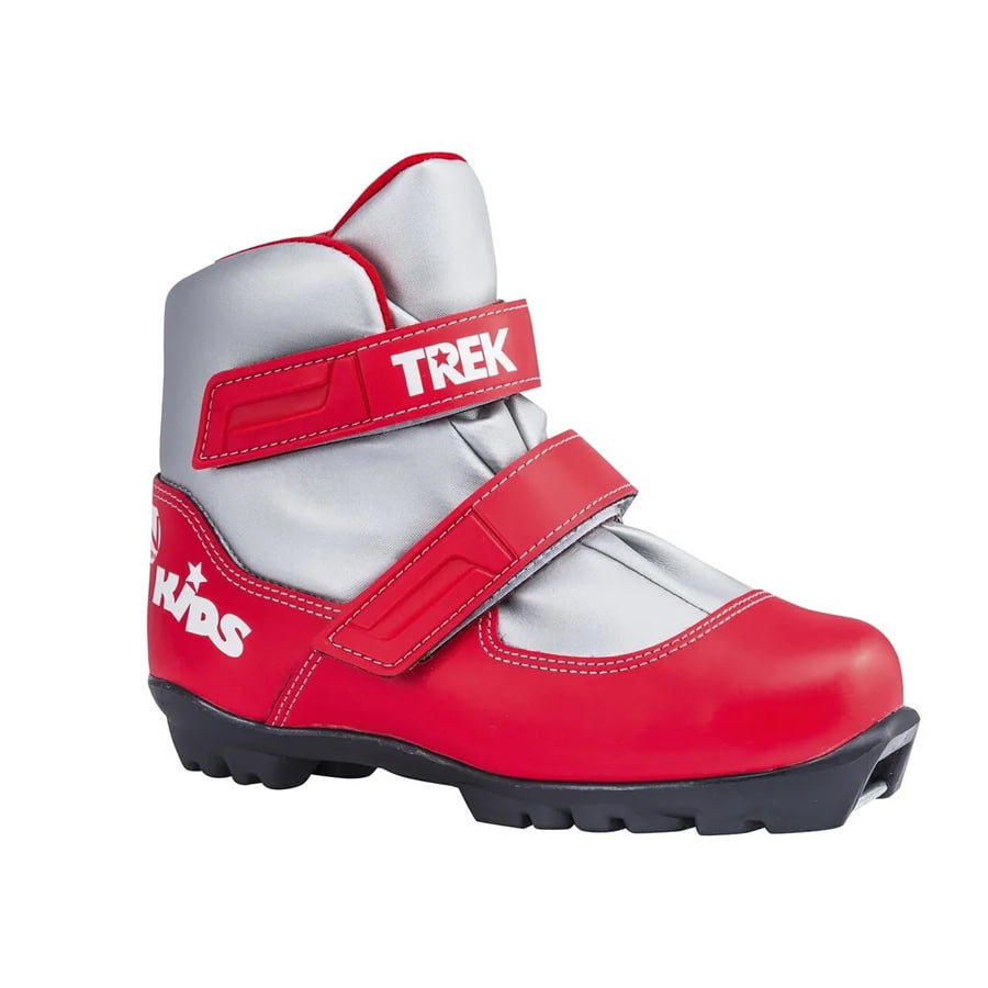 фото Ботинки лыжные nnn trek kids1 красный/лого белый ru30 eu31 cm18,5