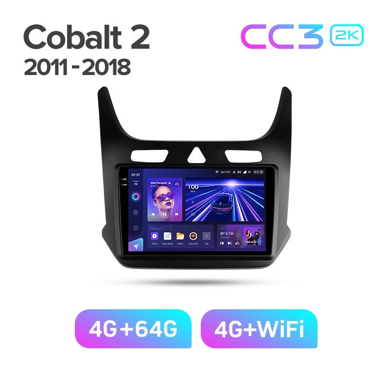 Магнитола TEYES CHEVROLET COBALT 2011-2018 г CC3 2K 464ГБ 4199000₽