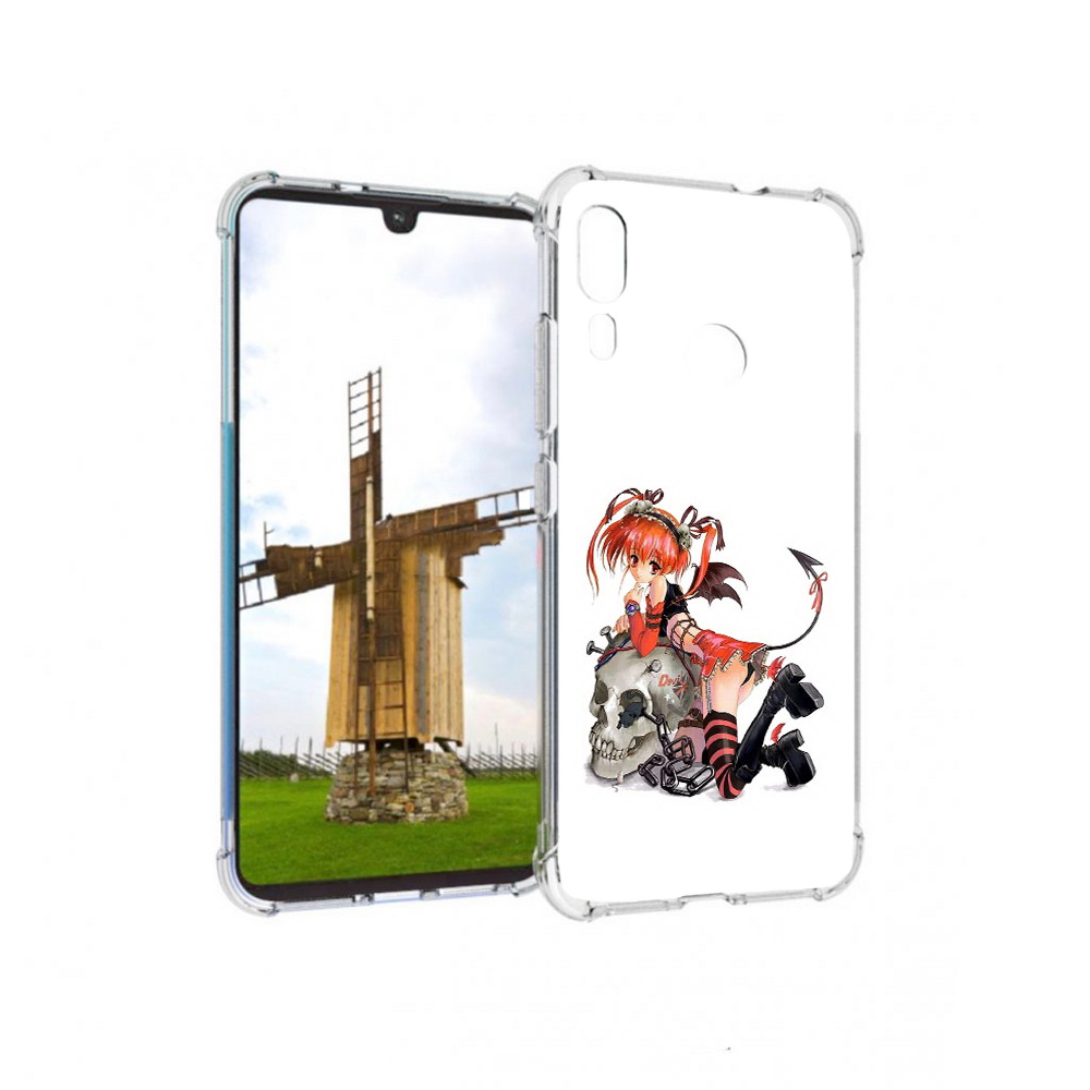 

Чехол MyPads Tocco для Motorola Moto E6 Plus аниме (PT150579.352.221), Прозрачный, Tocco