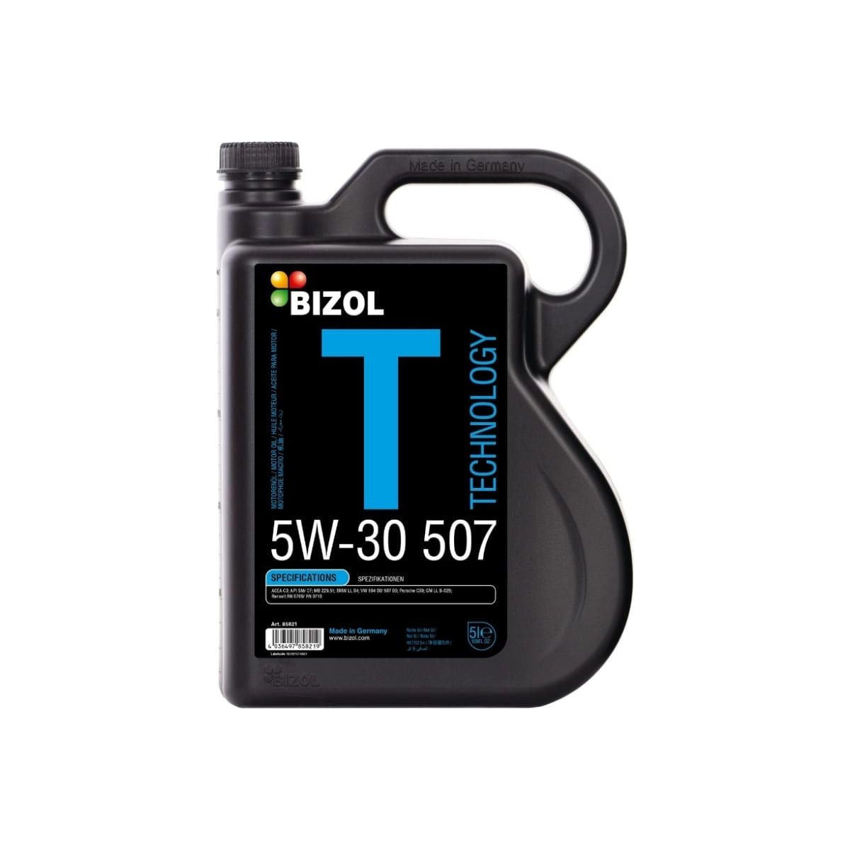 

Моторное масло BIZOL Technology Eco Api Sn Acea C5 синтетическое 5W20 5л