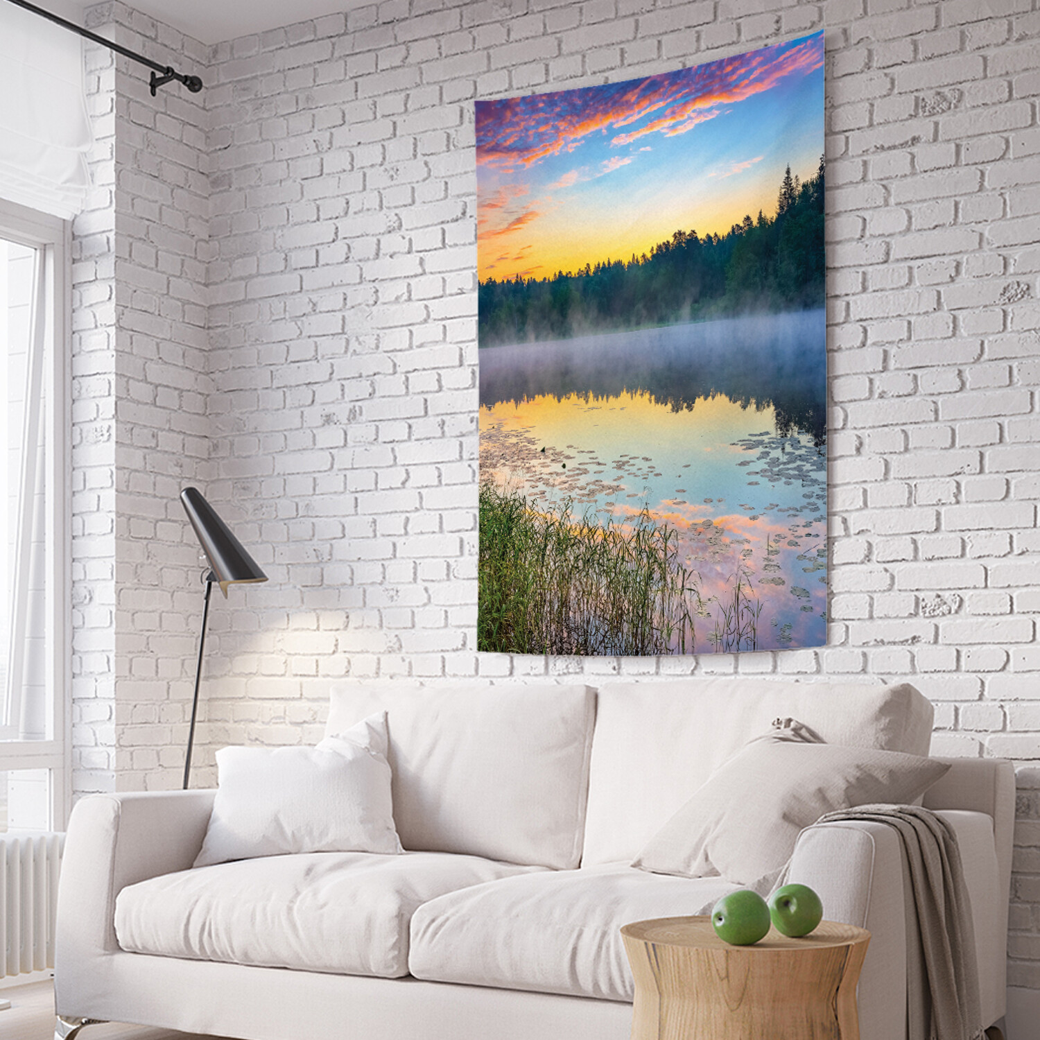 

Вертикальное фотопанно на стену JoyArty Отражение заката 150x200 см, Отражение заката