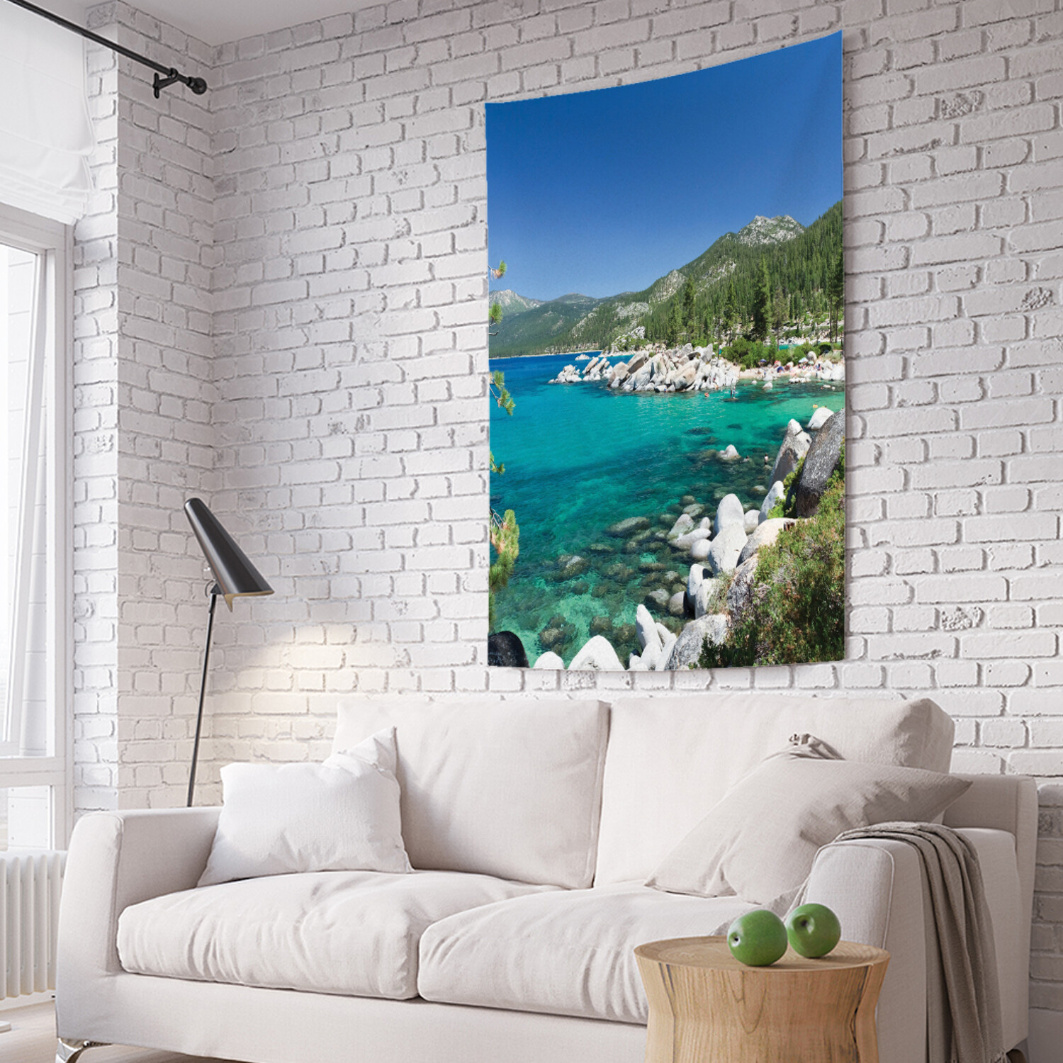

Вертикальное фотопанно на стену JoyArty Каменные берега 150x200 см, Каменные берега