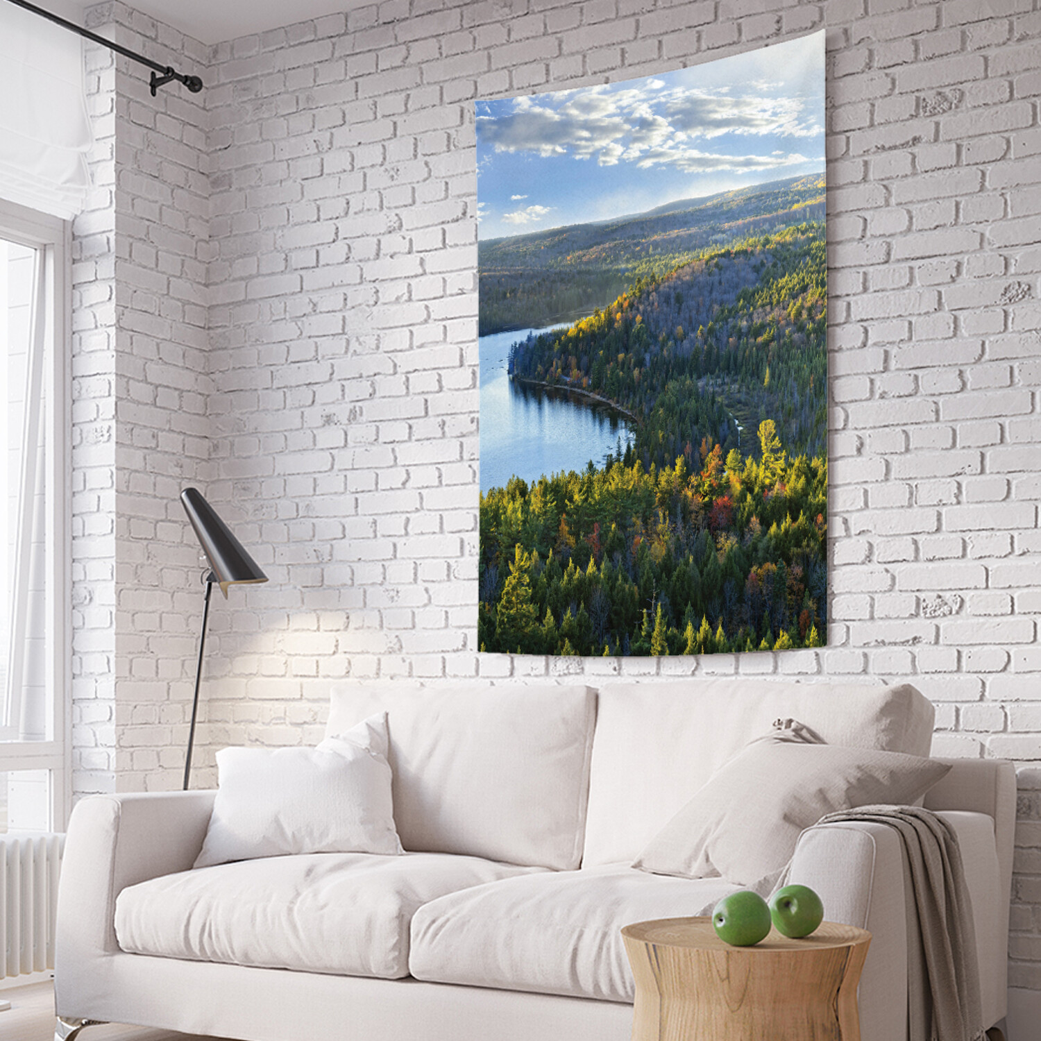 

Вертикальное фотопанно на стену JoyArty Широкая река 150x200 см, Широкая река