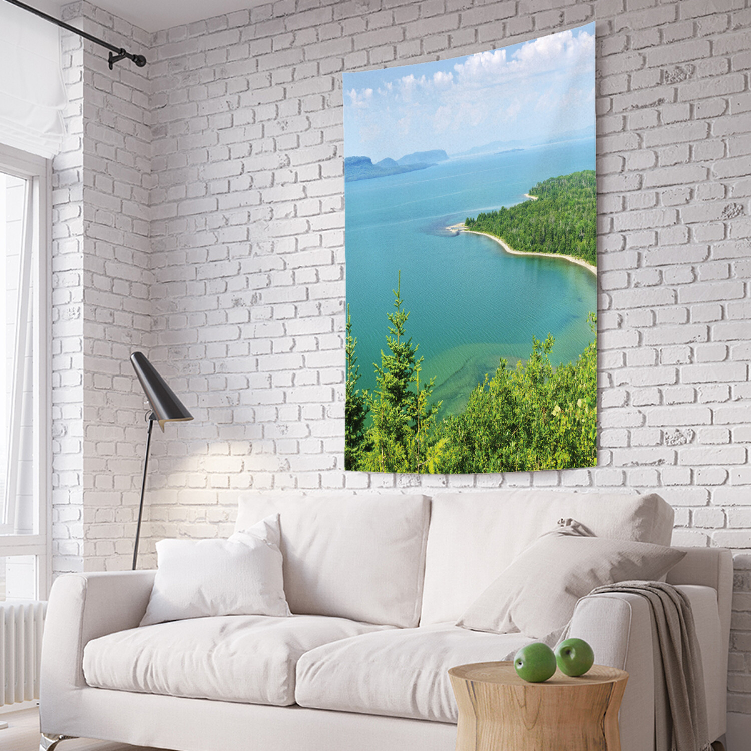 

Вертикальное фотопанно на стену JoyArty Побережье у леса 150x200 см, Побережье у леса