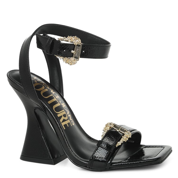 

Босоножки женские Versace Jeans Couture 74VA3S36 черные 38 EU, 74VA3S36