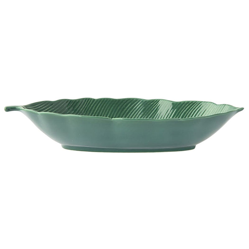 

Блюдо-лист Easy Life Madagascar green 36x16см