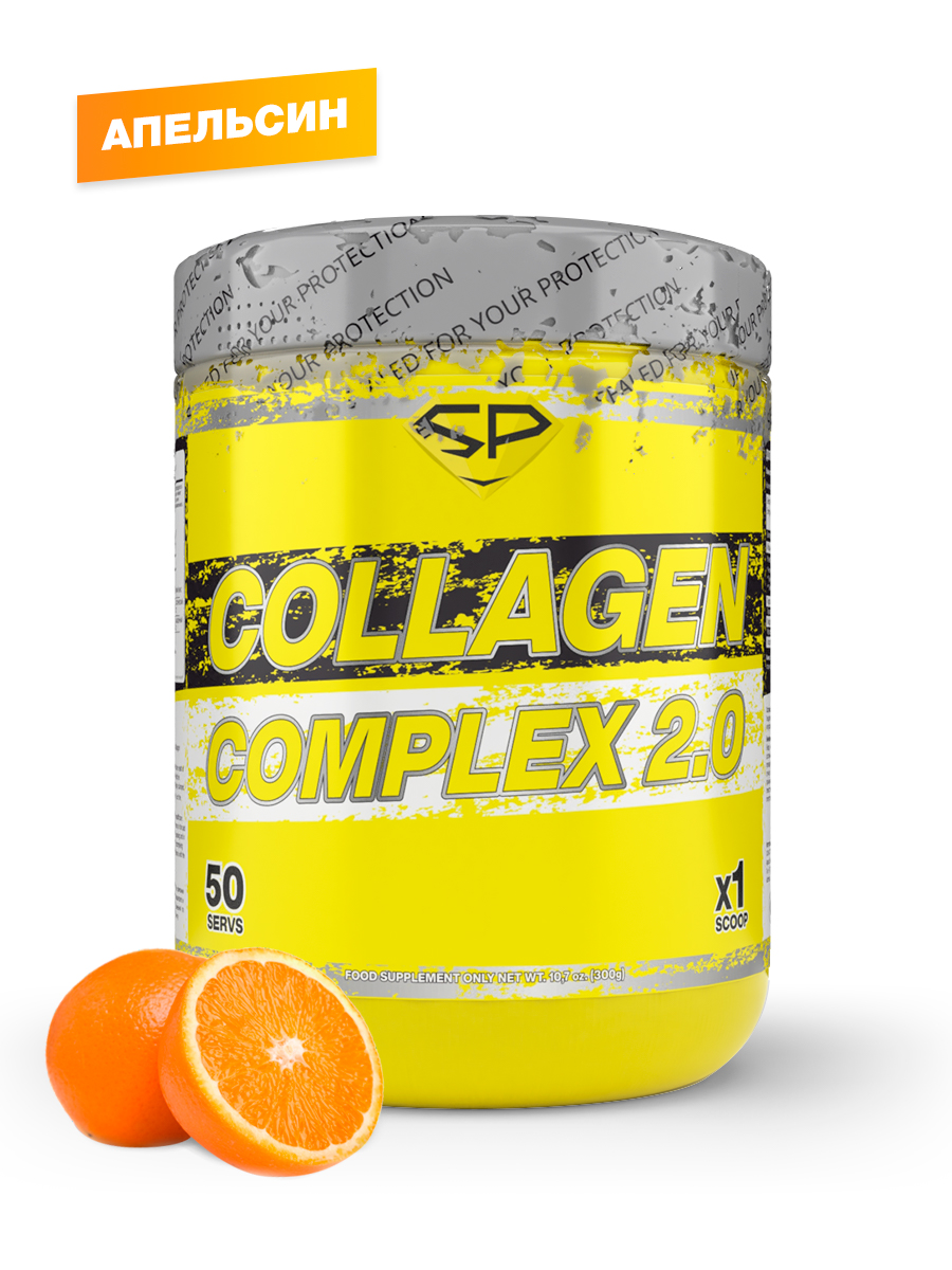 

Коллаген гидролизованный 1 и 3 тип STEELPOWER COLLAGEN COMPLEX, 300 гр, Апельсин, порошок, 403