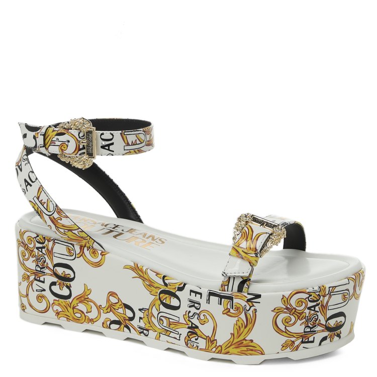

Сандалии женские Versace Jeans Couture 74VA3S06 белые 35 EU, 74VA3S06