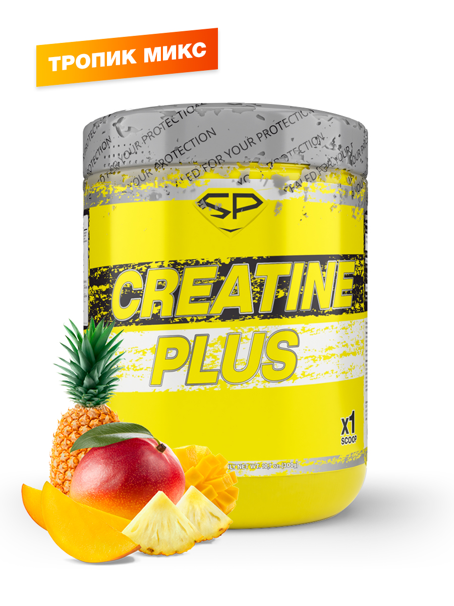 

Креатин моногидрат STEELPOWER CREATINE Plus, 300 гр, Тропик микс, 201