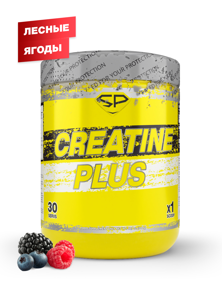 

Креатин моногидрат STEELPOWER CREATINE Plus, 300 гр, Лесные ягоды, 201