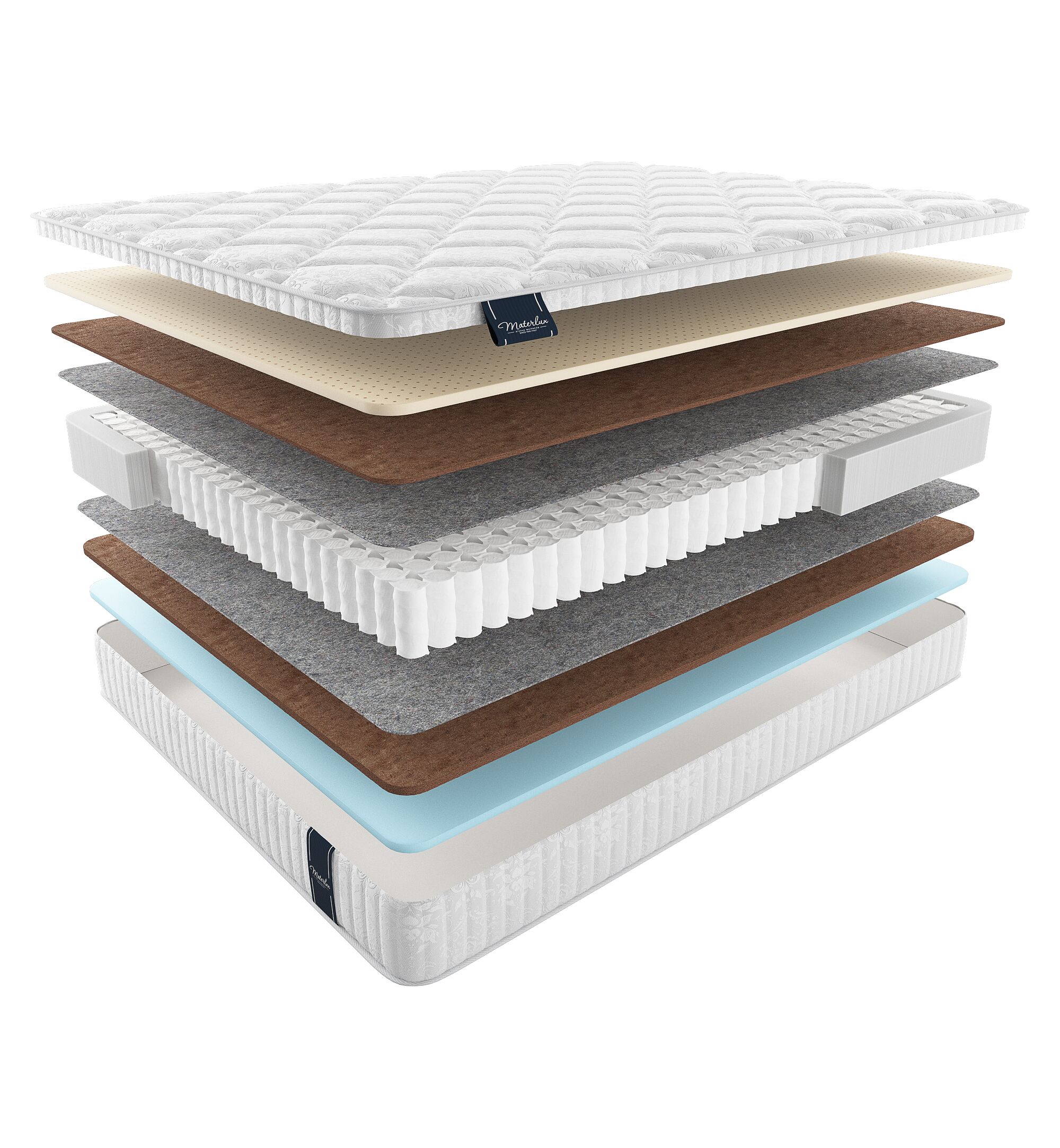 

Матрас Materlux Light Batesford 145х200, Бежевый;белый;серый;серебристый, Batesford