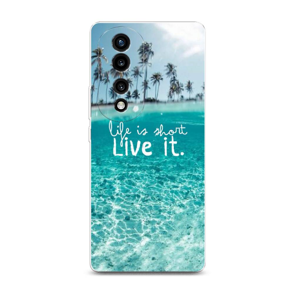 

Силиконовый чехол "Live it" на Honor 70 Pro, 6108350-7