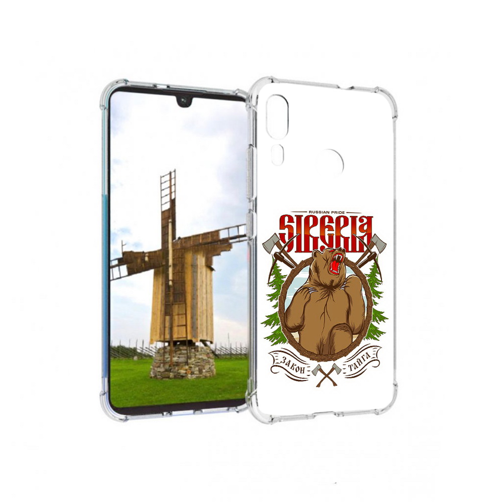 

Чехол MyPads Tocco для Motorola Moto E6 Plus Тайга (PT150579.352.168), Прозрачный, Tocco