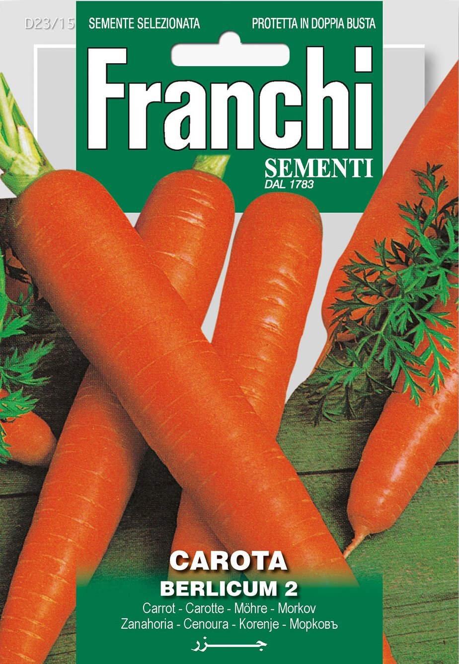 

Семена моркови Берликумер 2, Franchi Sementi, Италия, Берликумер 2