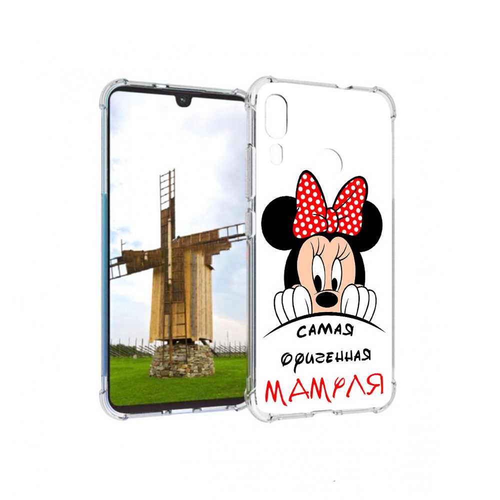 

Чехол MyPads Tocco для Motorola Moto E6 Plus Самая лучшая мамуля Мини Маус, Прозрачный, Tocco