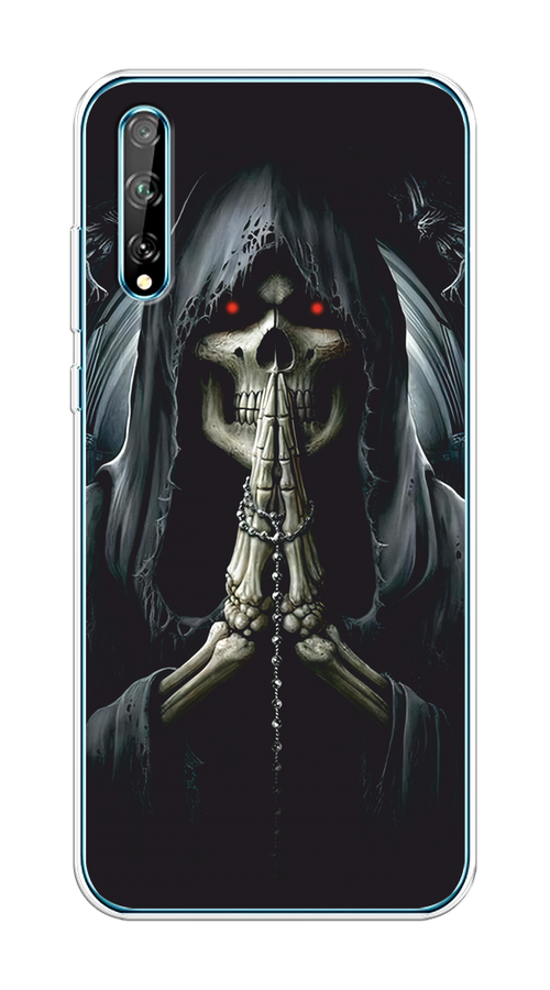 

Чехол на Huawei Y8p/P Smart S "Молитва", Серый, 6103450-1