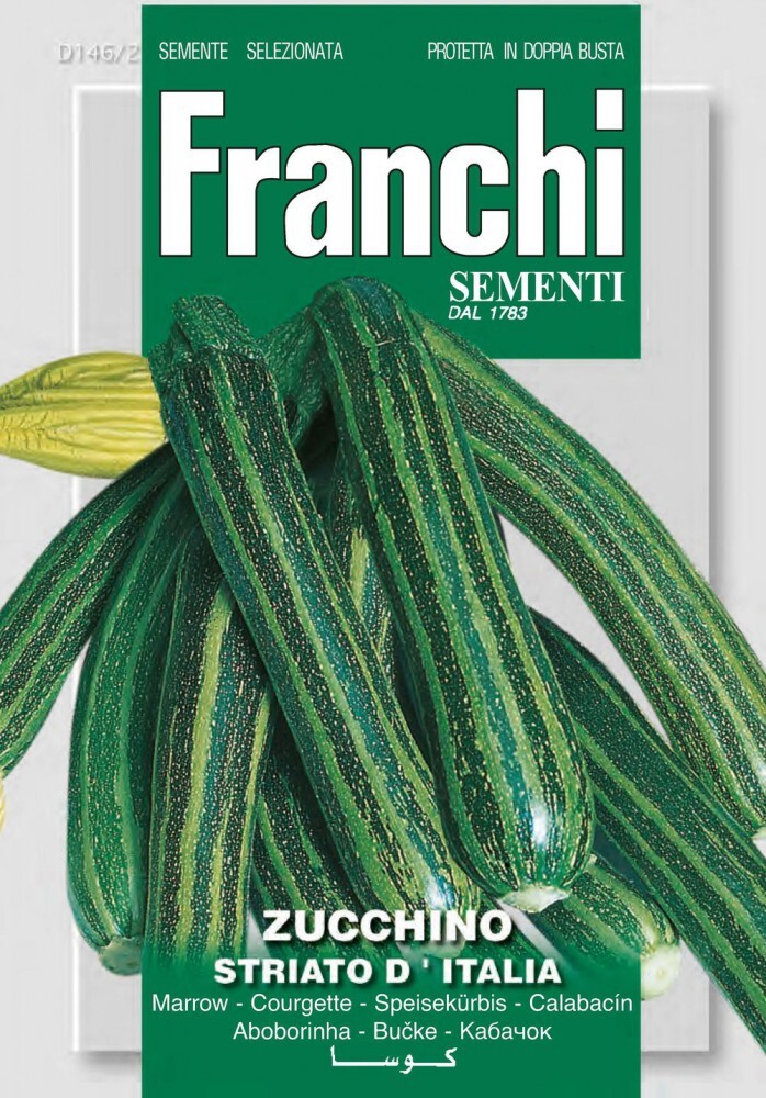 

Семена цукини Полосатый из Италии, Franchi Sementi, Италия, Полосатый из Италии
