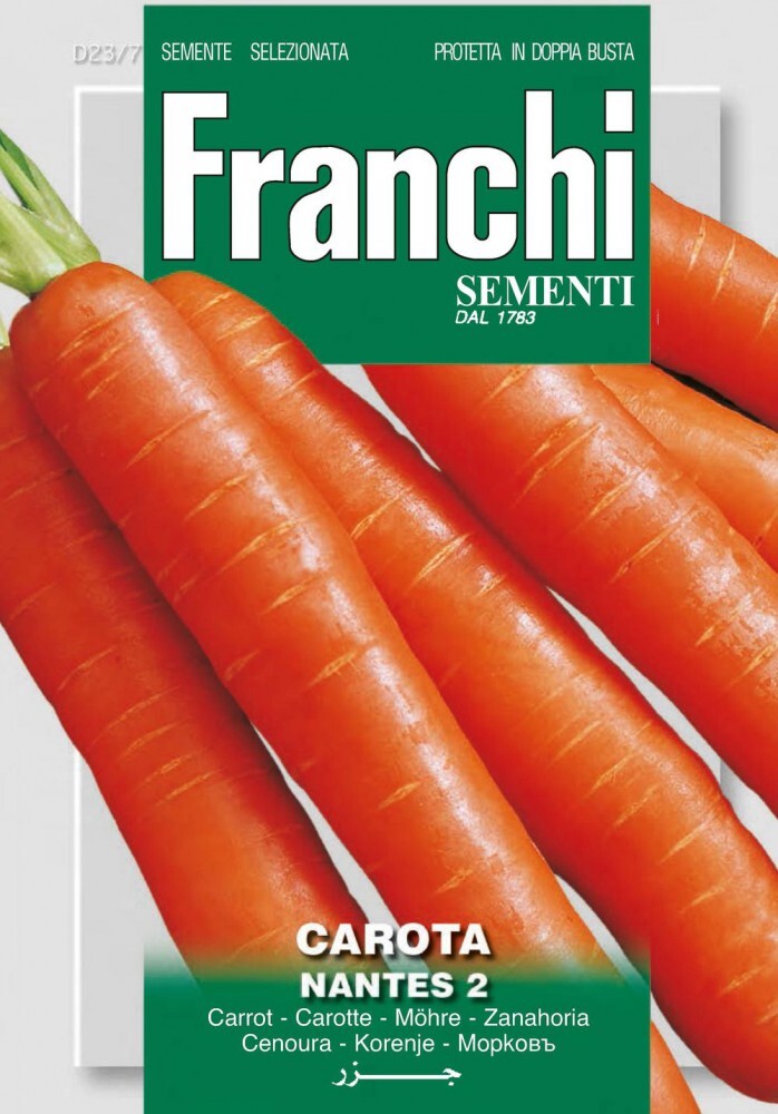 

Семена моркови Нантес, Franchi Sementi, Италия, Нантес