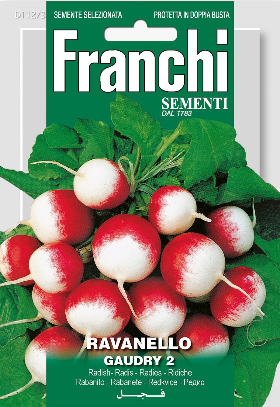 

Семена редиса Гуади, Franchi Sementi, Италия, Гуади