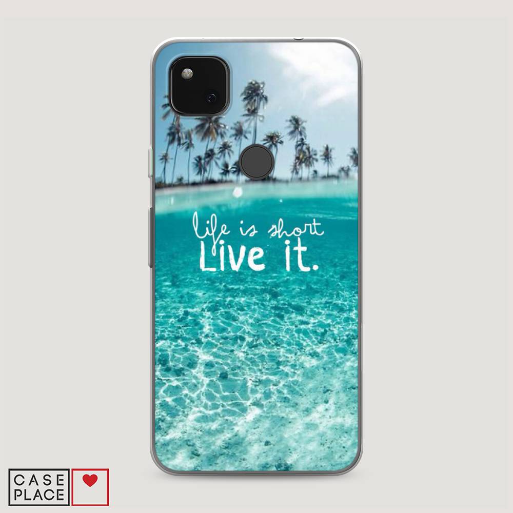 

Чехол Awog на Google Pixel 4A "Live it", Разноцветный, 270650-7