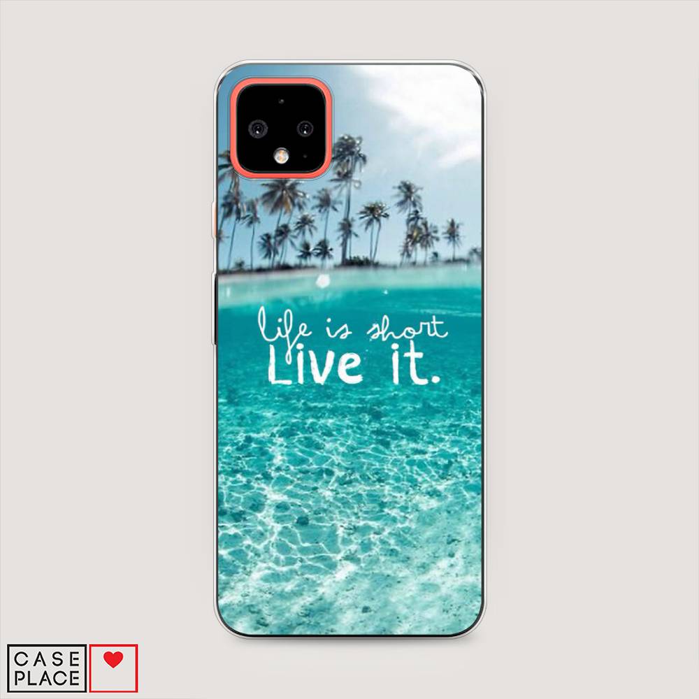 

Чехол Awog на Google Pixel 4 XL "Live it", Разноцветный, 270550-7