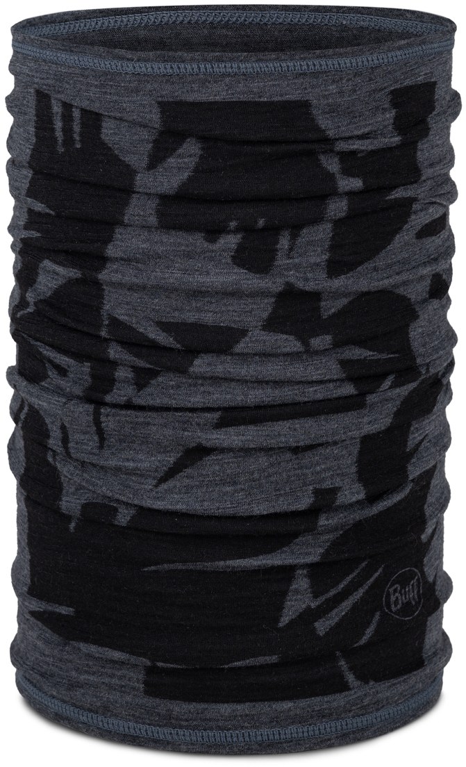 

Шарф-труба Buff Merino Lightweight Prints Rycal Graphite, Серый, Wool lightweight