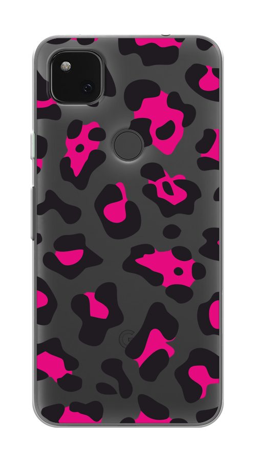 

Чехол на Google Pixel 4A "Pink cow spots", Черный;розовый, 270650-1