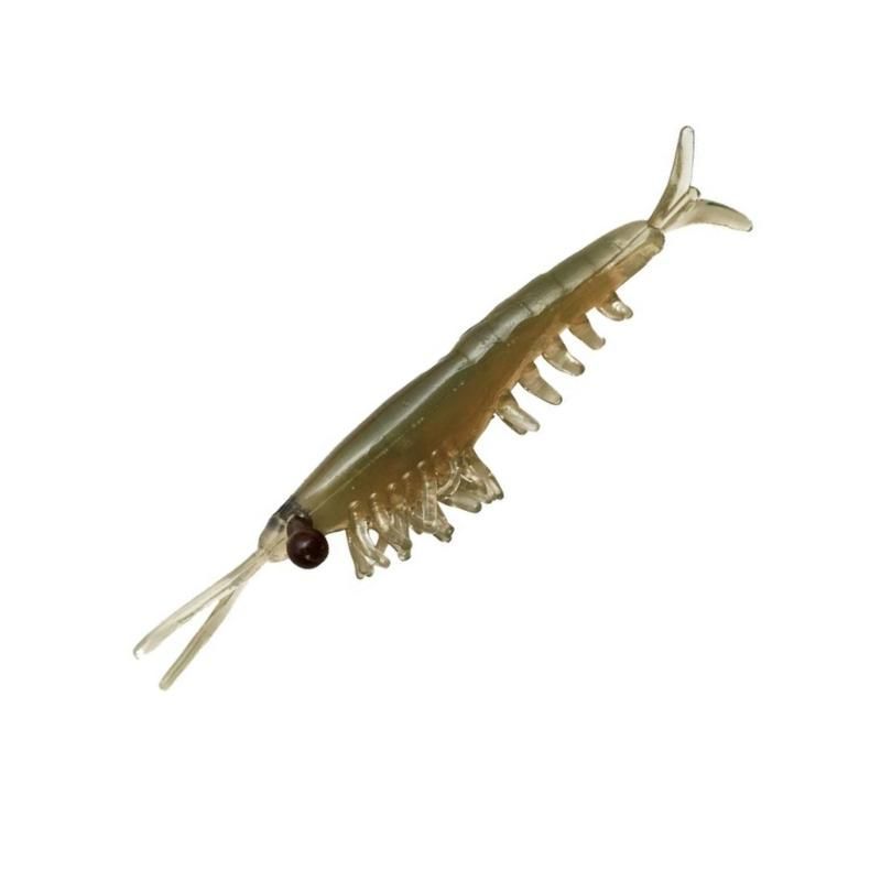 Приманка мягкая Nikko Dappy Okiami Shrimp L 58мм #Fathom Green