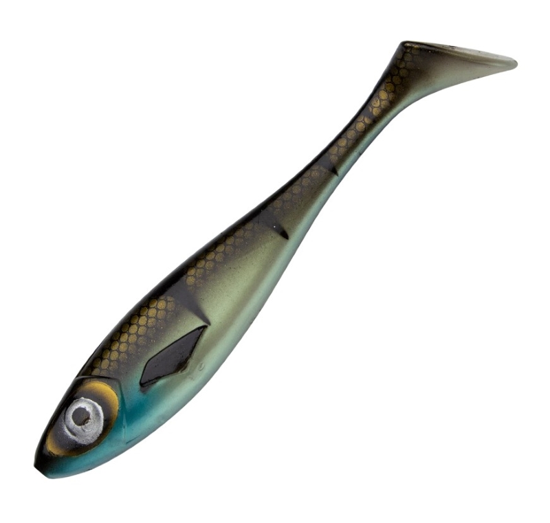 

Приманка силиконовая Gator Gum 22см #ZombieZander, Зеленый;синий;черный, Gum