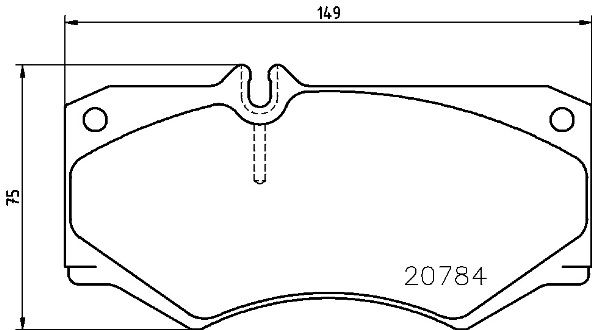 

Тормозные колодки brembo p50003