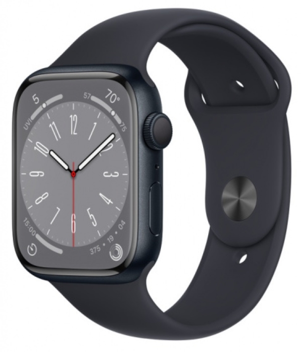 фото Смарт-часы apple watch series 8 41mm midnight aluminium/sport s/m