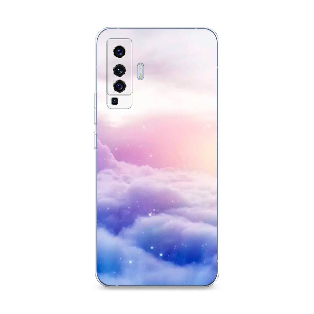 

Чехол на Vivo X50 "Небеса", Голубой;белый;розовый, 262250-2