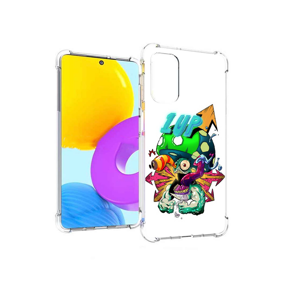 

Чехол MyPads Tocco для Samsung Galaxy M52 5G сильный гриб абстракция (PT226932.542.599), Прозрачный, Tocco