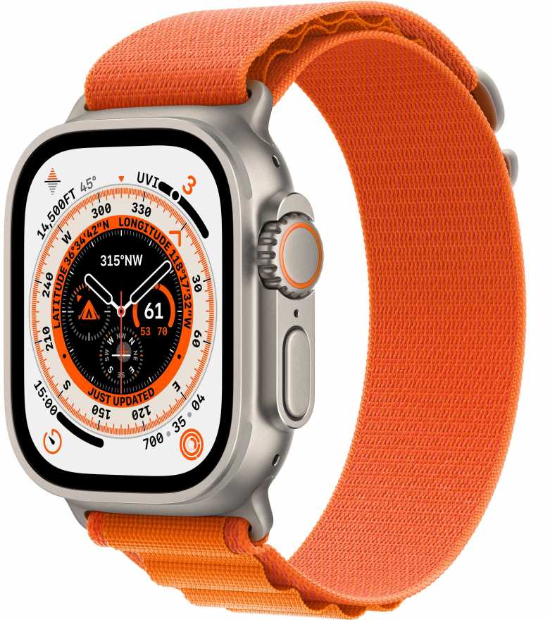 фото Смарт-часы apple watch ultra 49mm titanium orange alpine medium