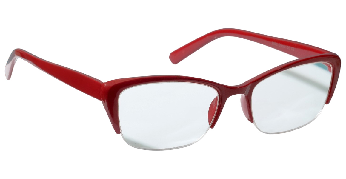 Готовые очки Oscar 8092, цвет красный (+2.50)