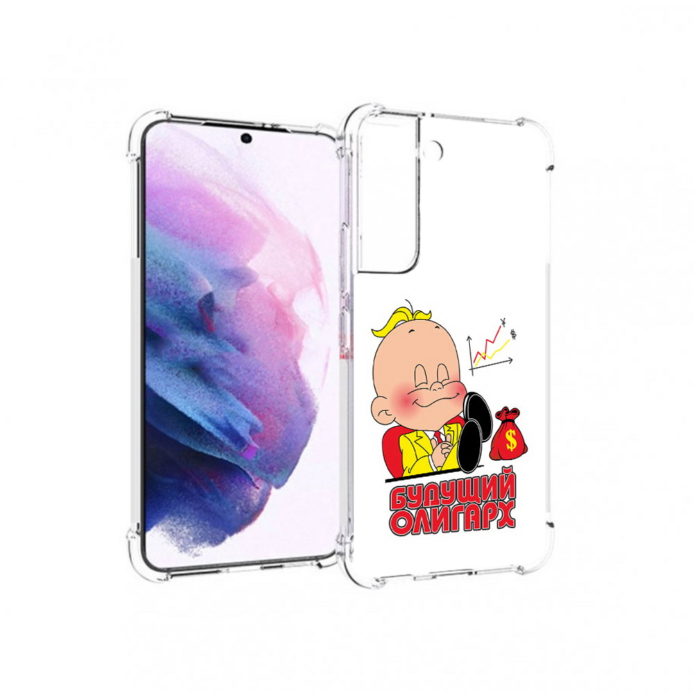 

Чехол MyPads Tocco для Samsung Galaxy S22 Будущий олигарх (PT194926.508.37), Прозрачный, Tocco