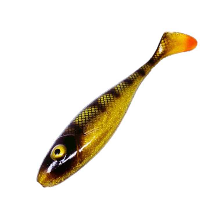 

Приманка силиконовая Gator Gum 18см #GoldenPerch, Золотистый;желтый;черный;коричневый;оранжевый, Gum