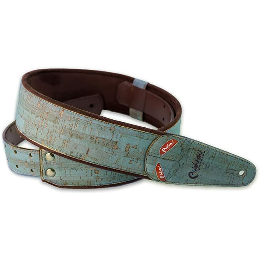 Ремень для гитары RightOn Straps 8401070040088 Steady Mojo Cork Teal 4243₽