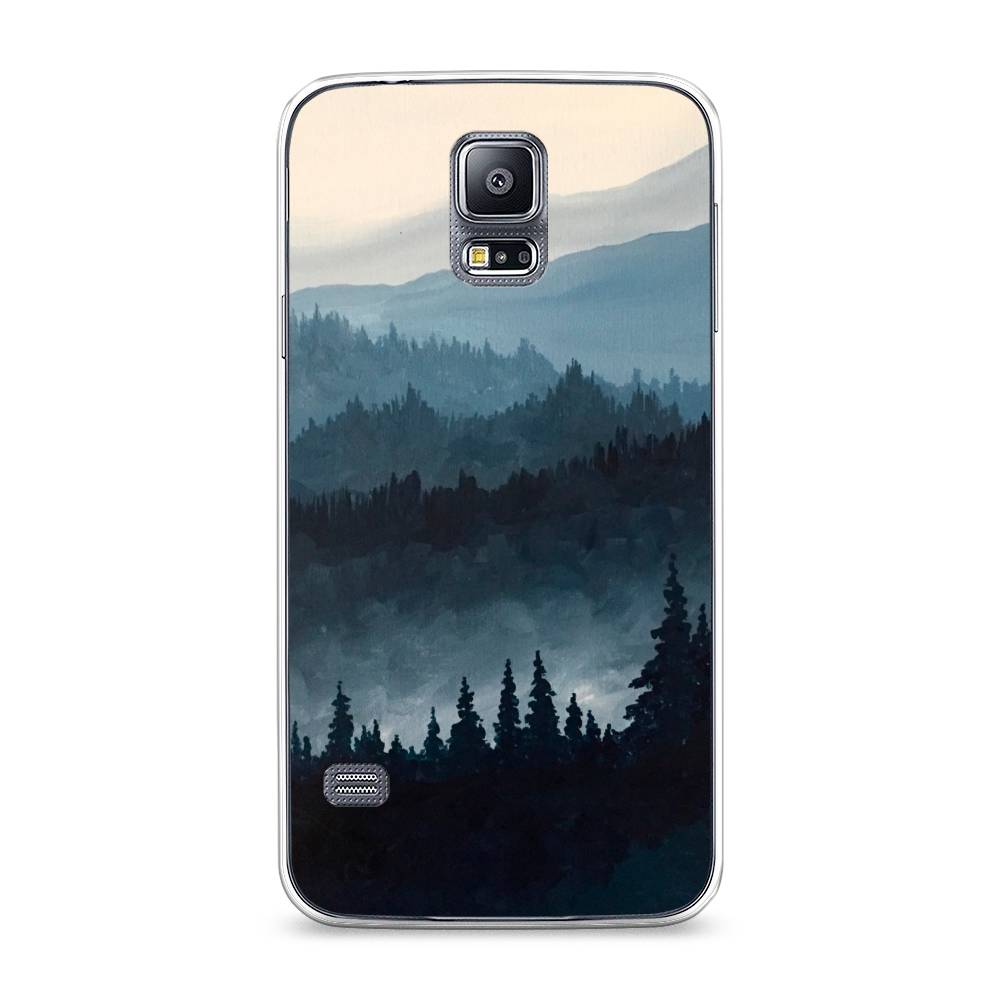 

Чехол Awog на Samsung Galaxy S5 "Туманные горы", Бежевый;серый;черный, 24150-4